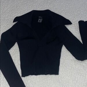 Forever 21 Black Crop Top